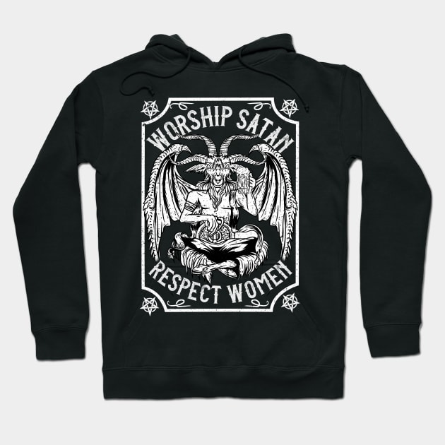 Satanic hoodie top
